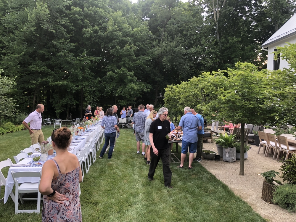 Cultivate 18 garden party with APLD Ohio members and horticulture leaders in Columbus Ohio.