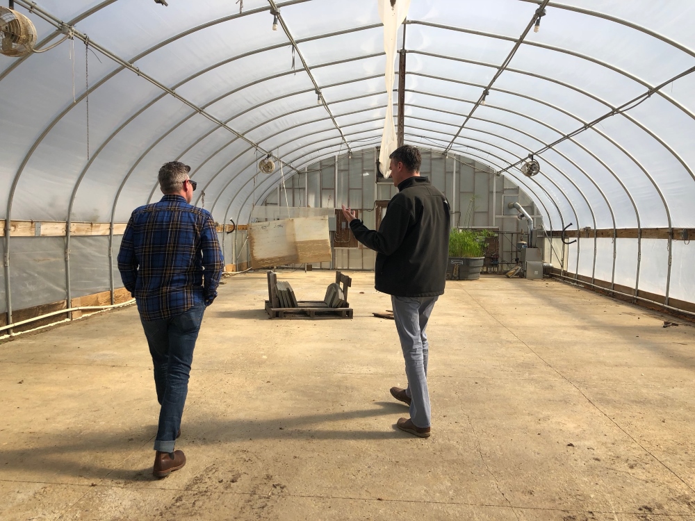 Touring the heated greenhouses at Stoney Bank Nurseries, where they force plants for the Philadelphia Flower Show. - More at Thinking Outside the Boxwood 