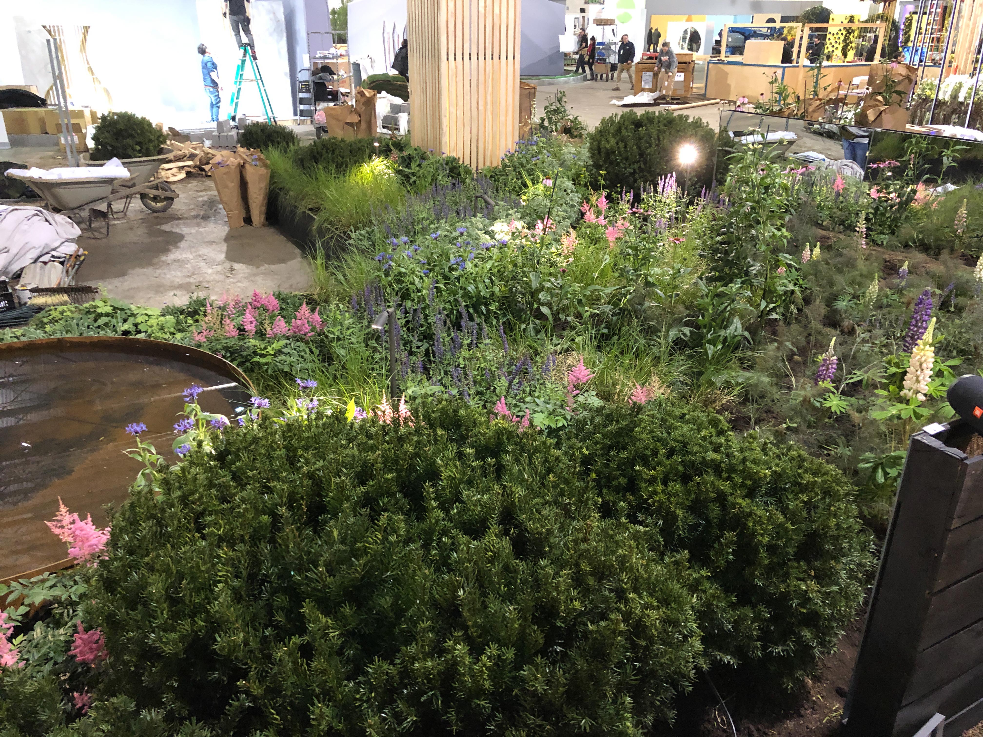 Behind the Design - Installing the Philadelphia Flower Show. Nick McCullough, McCullough's Landscape & Nursery