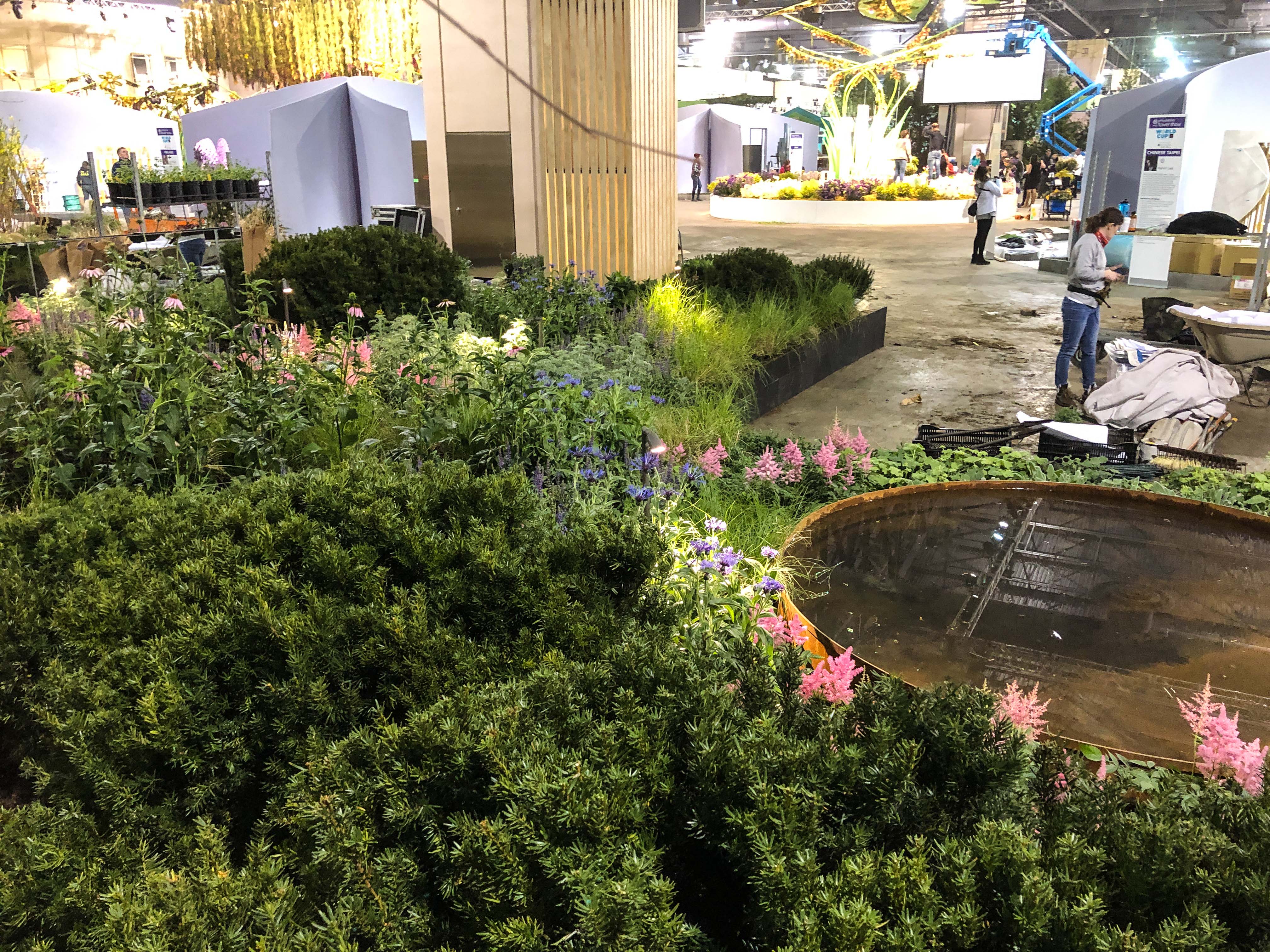 Behind the Design - Installing the Philadelphia Flower Show. Nick McCullough, McCullough's Landscape & Nursery
