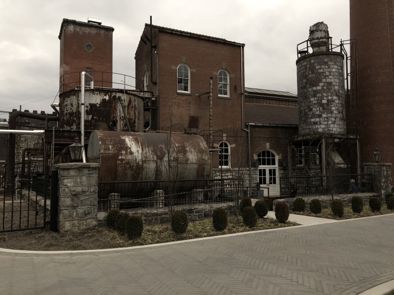 The buildings and gardens at Castle & Key Distillery. Gardens Designed by Jon Carloftis Thinking Outside the Boxoowd