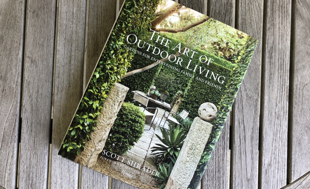 The Art of Outdoor Living by Scott Shrader. Book Review from Thinking Outside the Boxwood.