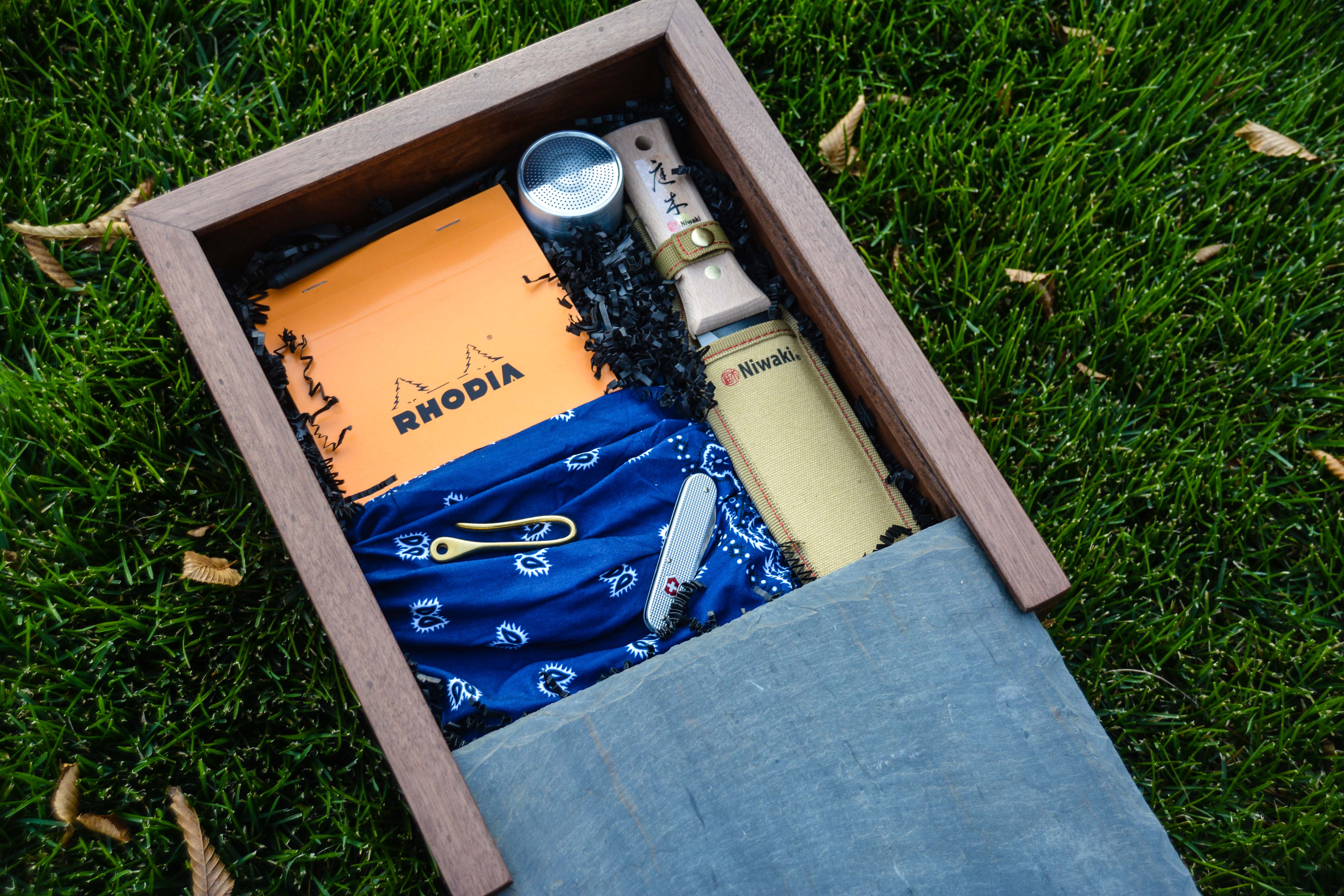 The Gardener's Everyday Carry Curated Gift Box from Thinking Outside the Boxwood. The Gardener's Holiday gift guide