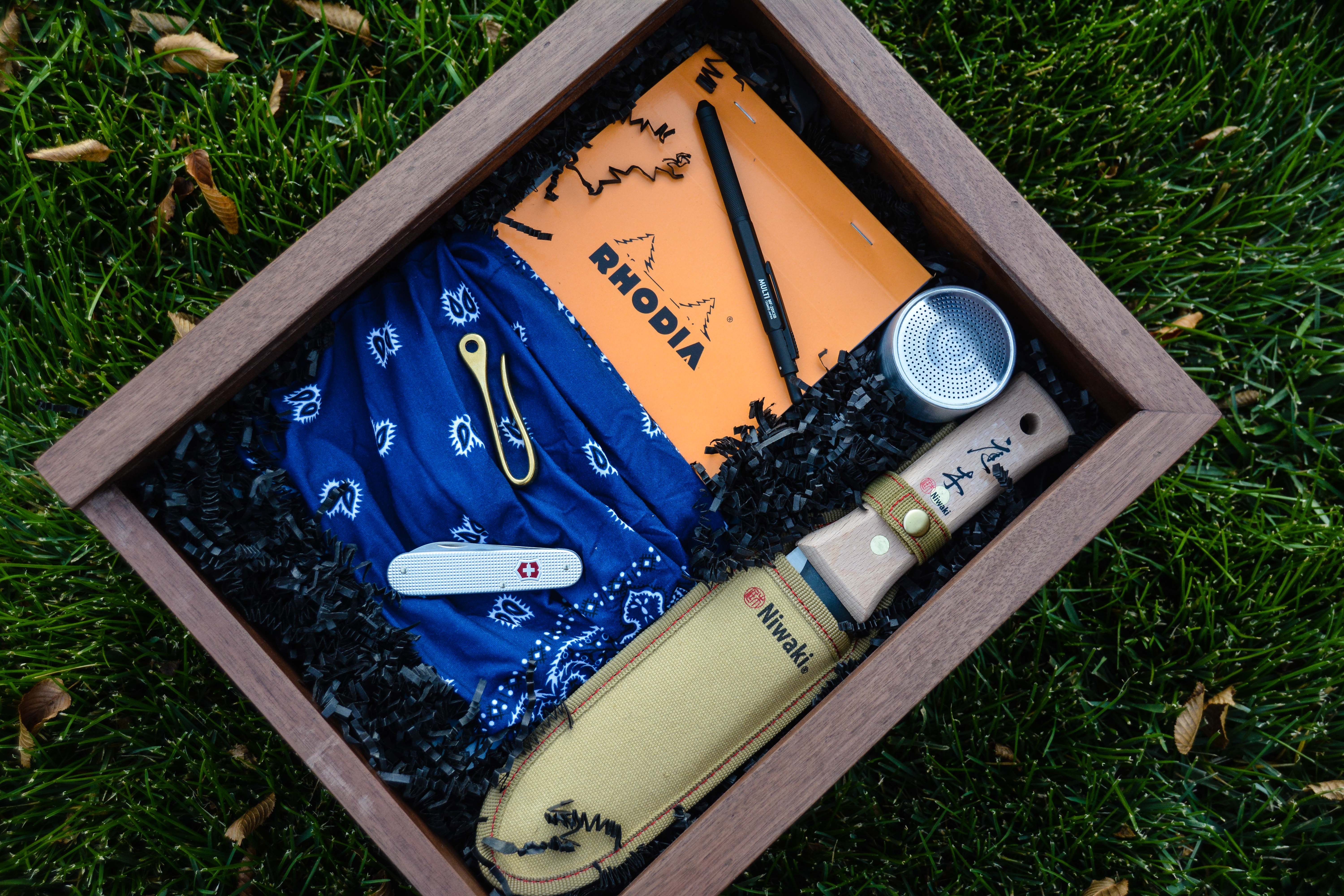 The Gardener's Everyday Carry Curated Gift Box from Thinking Outside the Boxwood. The Gardener's Holiday gift guide