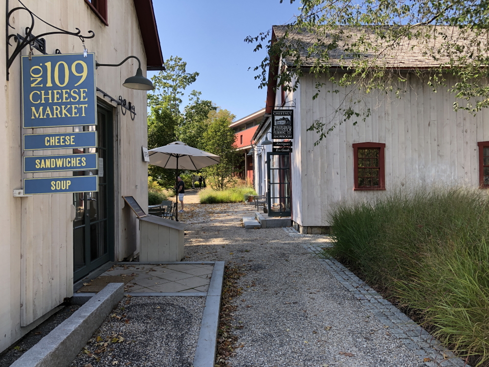 The Traveling Garden Designer: Kent Barns in Kent CT. A retail project uses gardens as a key element to tell the story of the space. More at Thinking Outside the Boxwood. 