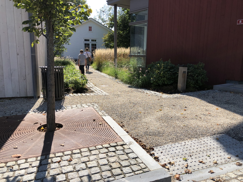 The Traveling Garden Designer: Kent Barns in Kent CT. A retail project uses gardens as a key element to tell the story of the space. More at Thinking Outside the Boxwood. 