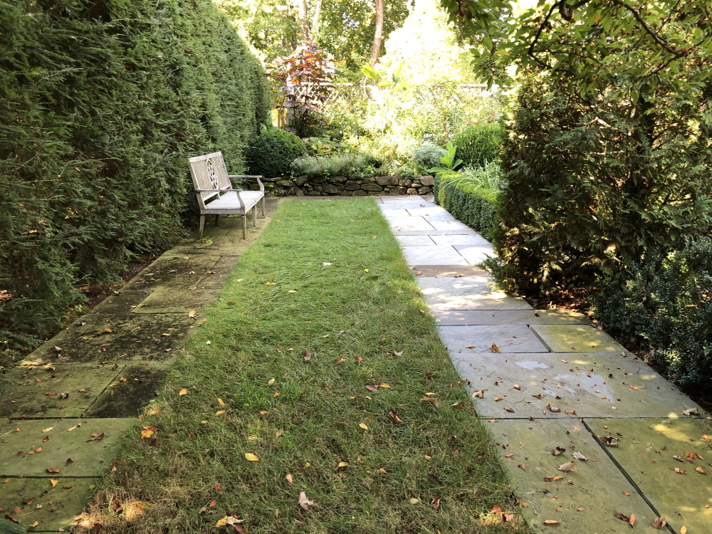 Touring Bunny Williams Garden in September, from Thinking Outside the Boxwood